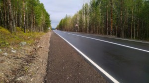 В Мурманской области отремонтировано еще 7 км трассы Умба – Кандалакша