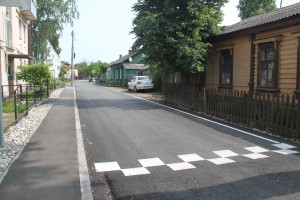 В Брянске капитально отремонтировали улицу Доменную