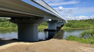 В Пермском крае отремонтирован мост через реку Усьву