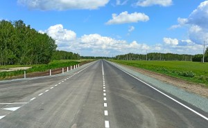 В Новосибирской области продолжат асфальтировать трассу 992 км автодороги Р-254 – Купино – Карасук