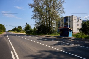 В Ленинградской области благодаря нацпроекту отремонтировали участок дороги Гатчина – Ополье