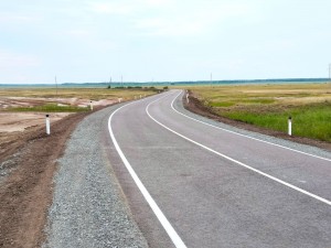 Курганская область: завершен ремонт участка дороги до курорта на озере Медвежье