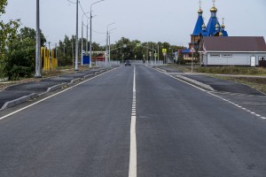 В Самарской области капитально отремонтирован участок подъезда к селу Большая Глушица